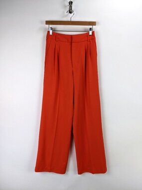 Steve Madden Women's Isabella Orange Wide Leg Pants Size XS